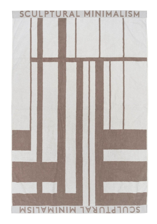 Minimal Towel Cotton - Kristina Dam - Bedding + Pillows - Beige - Large - HORNE
