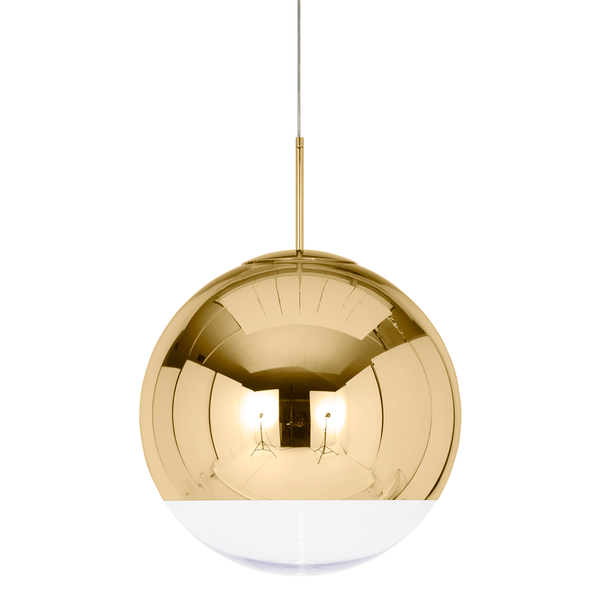 Mirror Ball Pendant 50 - Gold