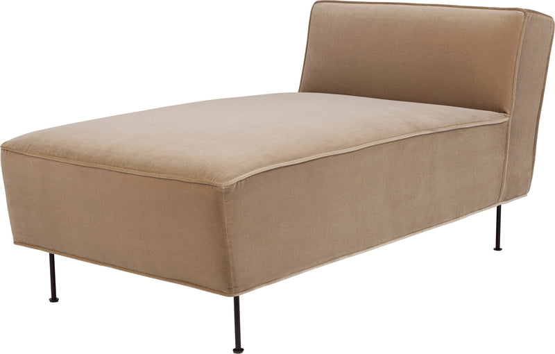 Modern Line Chaise Lounge - Gubi - Sofas - Black Matte - Gabriel Tempt - 60152 - HORNE