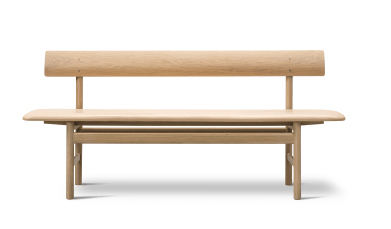 Mogensen Bench - Soap Treated Oak - Fredericia - Stools + Benches + Ottomans - Max 98 - HORNE