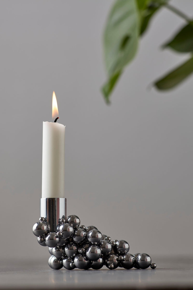Molekyl Candlelight Holder - Gejst - Candle Holders - 1 Holder - Black - HORNE