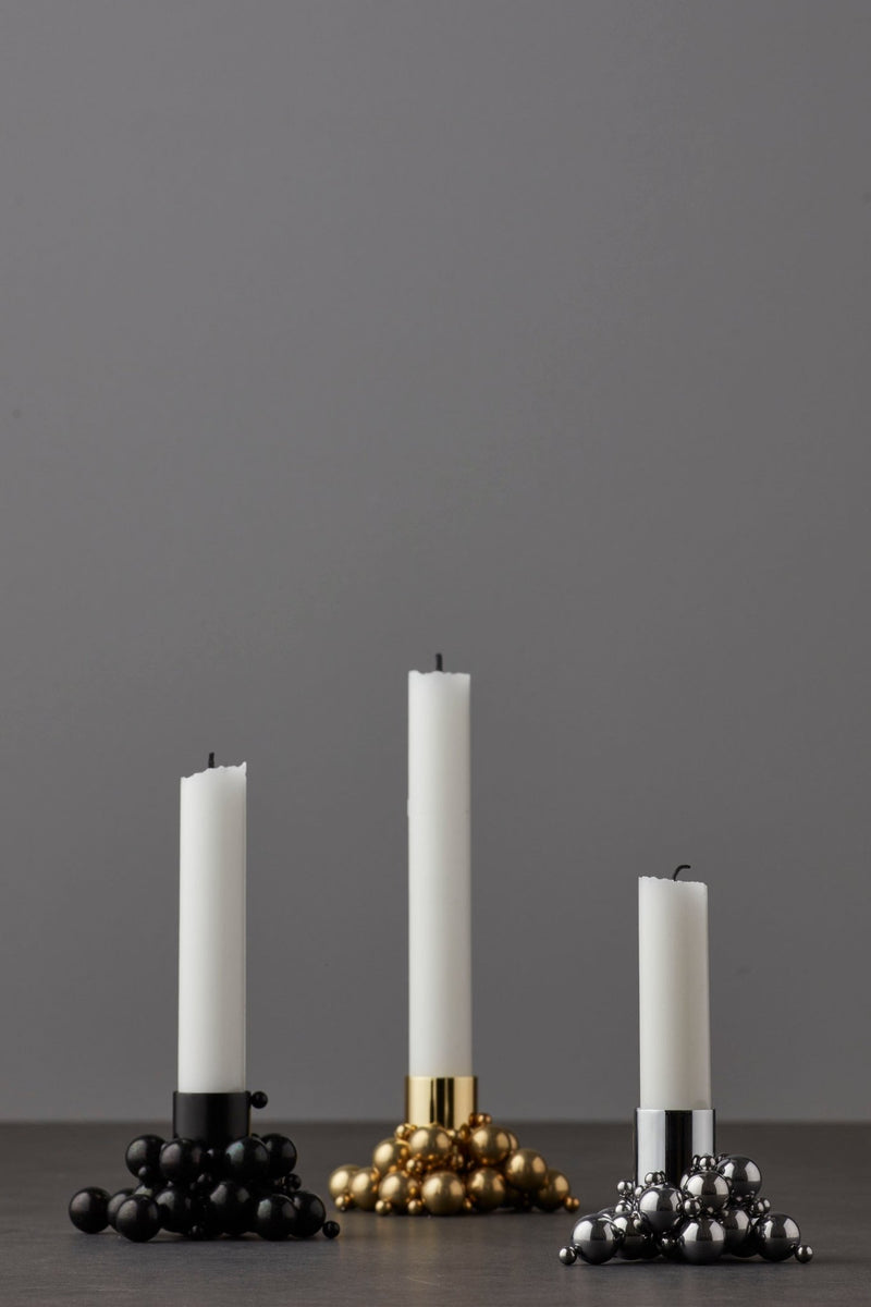 Molekyl Candlelight Holder - Gejst - Candle Holders - 1 Holder - Black - HORNE