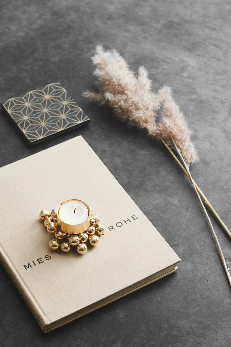 Molekyl Tealight Holder - Gejst - Candle Holders - Black - HORNE