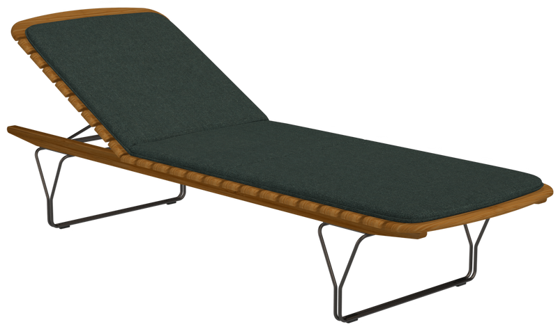 MOLO Sunbed Cushion - HOUE - Outdoor Furniture - Char - HORNE