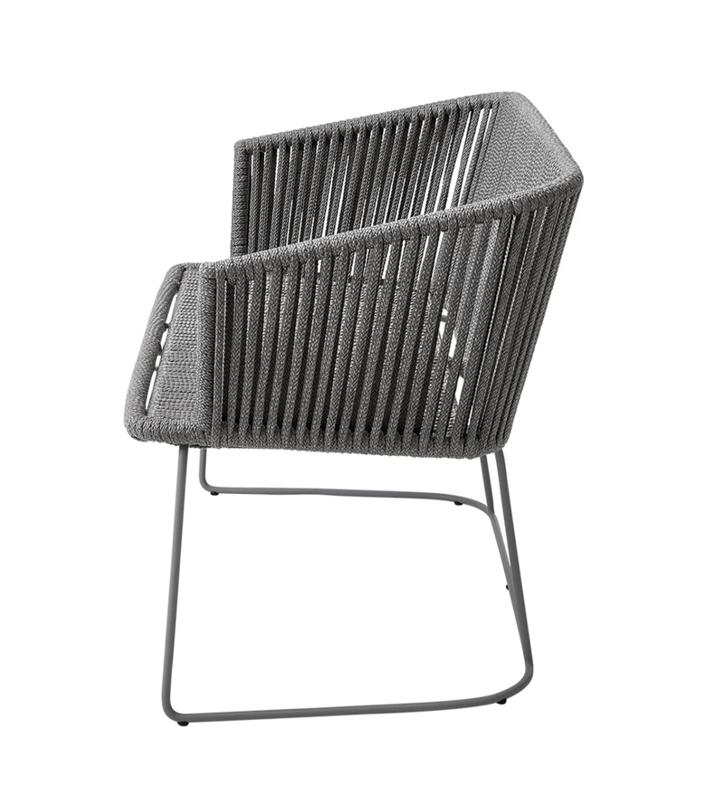 Moments Bench - Cane Line - Outdoor Furniture - Grey - HORNE