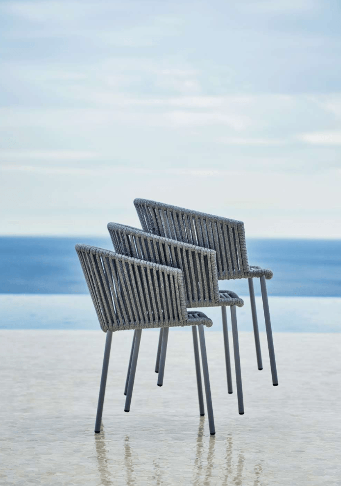 Moments Dining Chair - Set of 2 - Cane Line - Outdoor Furniture - No Cushion - HORNE