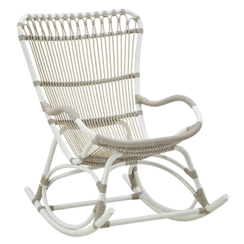 Monet Exterior Rocking Chair - Sika Design - Outdoor Furniture - Dove White - HORNE