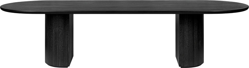 Moon Elliptical Dining Table - Brown/Black - Gubi - Tables + Desks - Small - HORNE