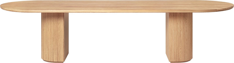Moon Elliptical Dining Table - Solid Oak - Gubi - Tables + Desks - Oiled Oak - HORNE