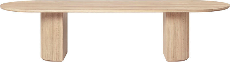 Moon Elliptical Dining Table - Solid Oak - Gubi - Tables + Desks - Oiled Oak - HORNE