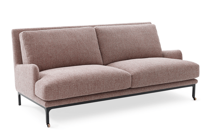 Mr. Jones 200 Sofa - Adea - Sofas - Kvadrat Steelcut Trio 3 - 0383 - Add Caster Wheels - HORNE