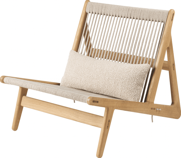 MR01 Initial Lounge Chair - Gubi - Chairs - Oak - HORNE