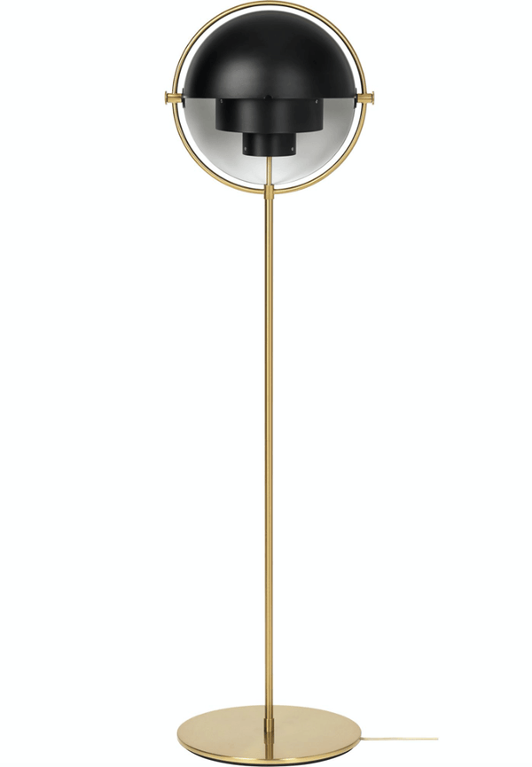 Black Gubi Multi-Lite Minimalist Floor Lamp