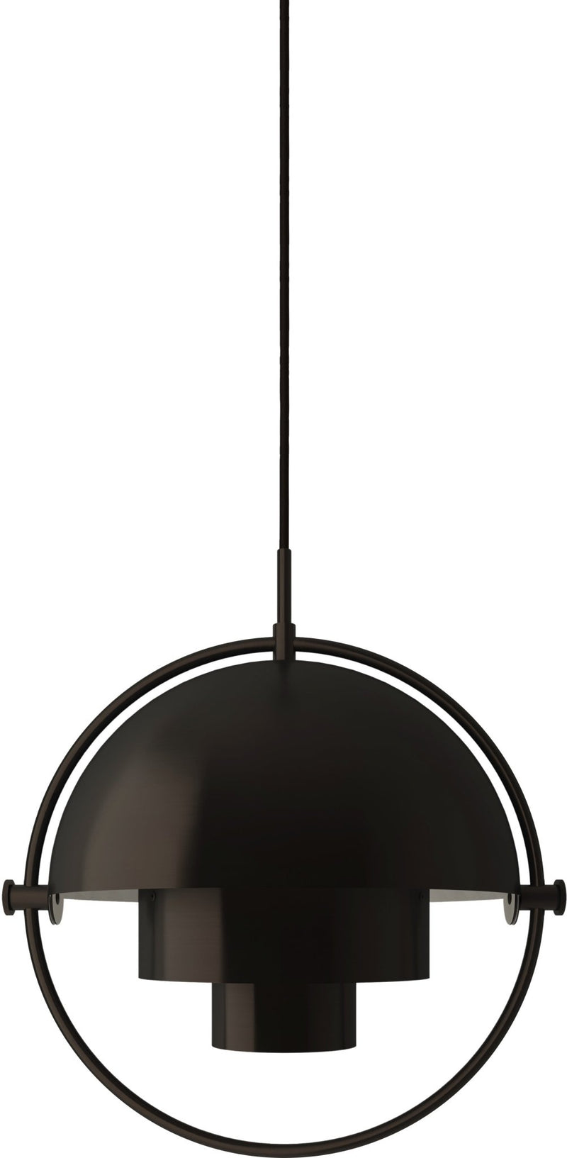 Multi - Lite Pendant - Black Brass - Gubi - Pendants - HORNE