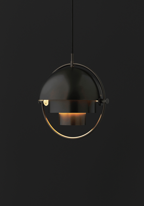 Multi - Lite Pendant - Black Brass - Gubi - Pendants - HORNE