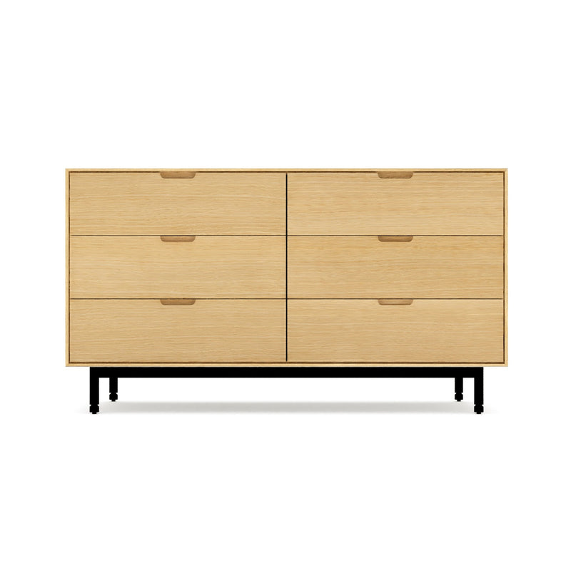Munro 6 Drawer Dresser - Gus* Modern - Dressers - Walnut - HORNE
