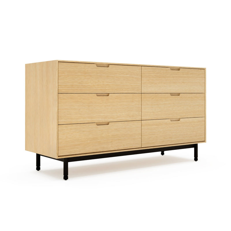 Munro 6 Drawer Dresser - Gus* Modern - Dressers - Walnut - HORNE