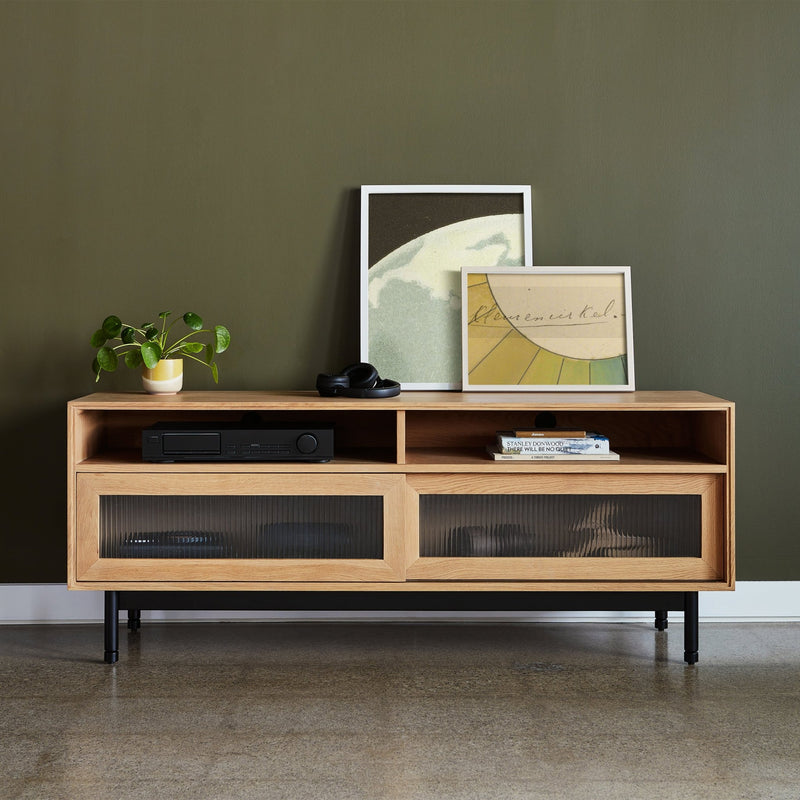 Munro Media Stand - Gus* Modern - Sideboards + Cabinets - Walnut - HORNE