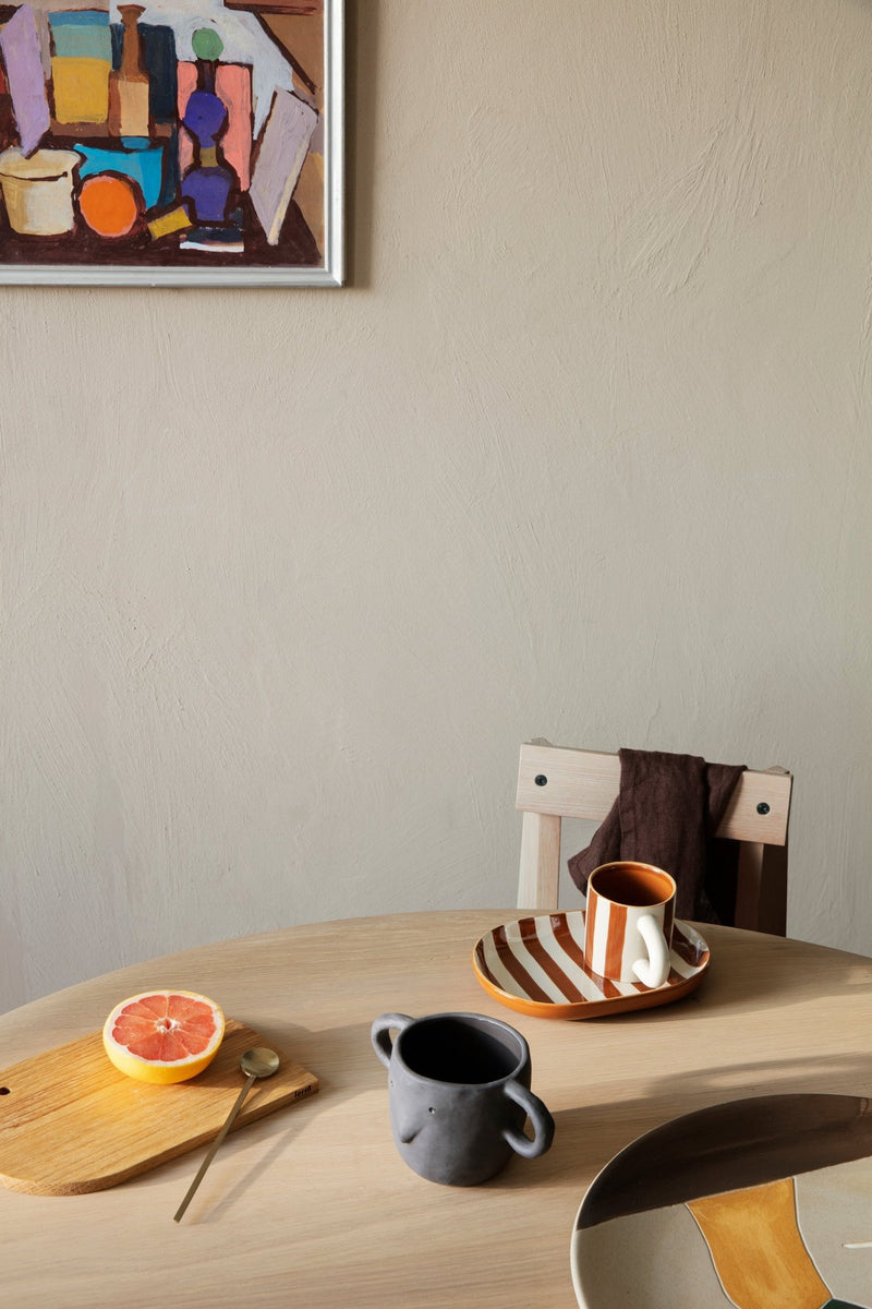 Mus Plant Pot - Ferm Living - Pots & Planters - Dark Grey - Large - HORNE