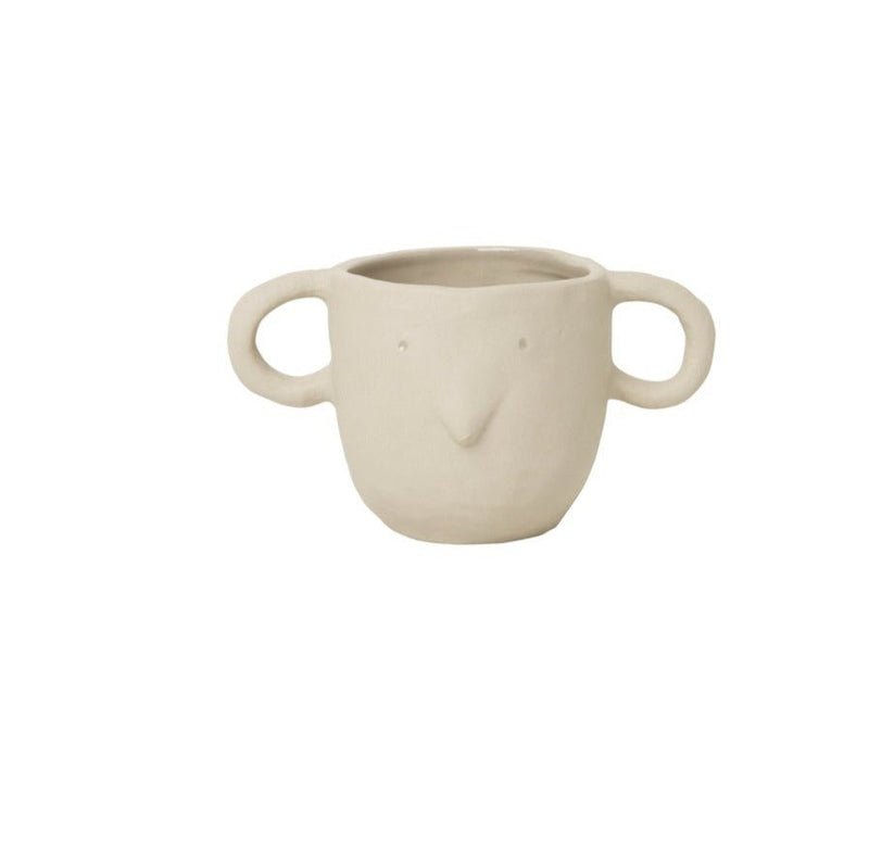 Mus Plant Pot - Ferm Living - Pots & Planters - Dark Grey - Large - HORNE