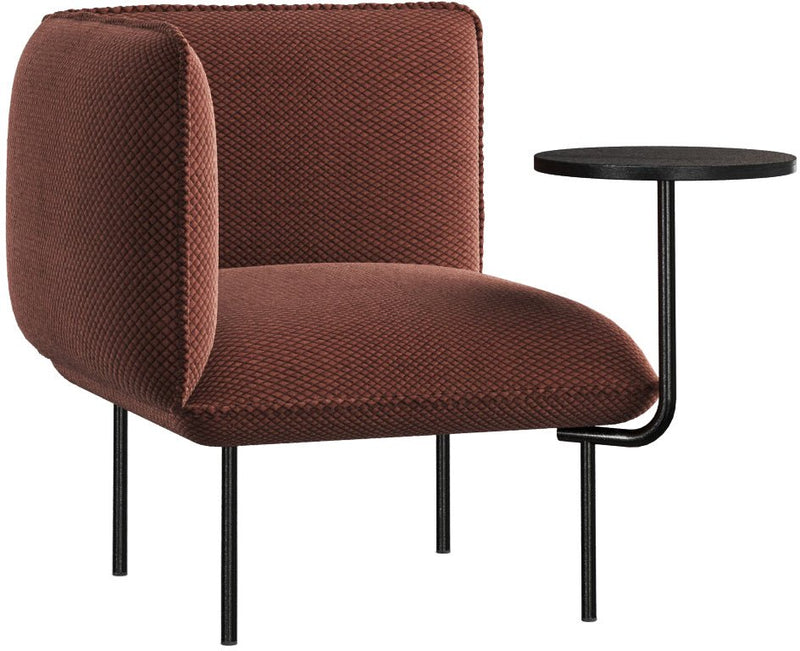 Nakki Lobby Side Table - Woud - Chairs - Black Painted Oak - HORNE