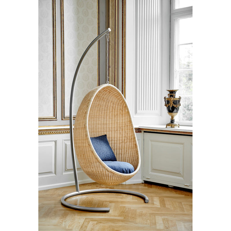 Nanna Ditzel Hanging Egg Chair Exterior - Sika Design - Outdoor Furniture - ArtFibre Natural - No Cushion - With Chain - HORNE