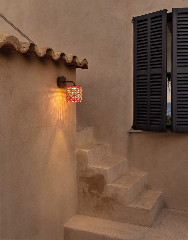 Nans A/01 Outdoor Wall Lamp - Bover - Wall Sconces - Brown/Beige - HORNE