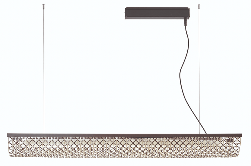 Nans Balis S/140 Outdoor LED Dimmable Linear Pendant - Bover - Pendants - Beige - 0 - 10V Dimmable - HORNE