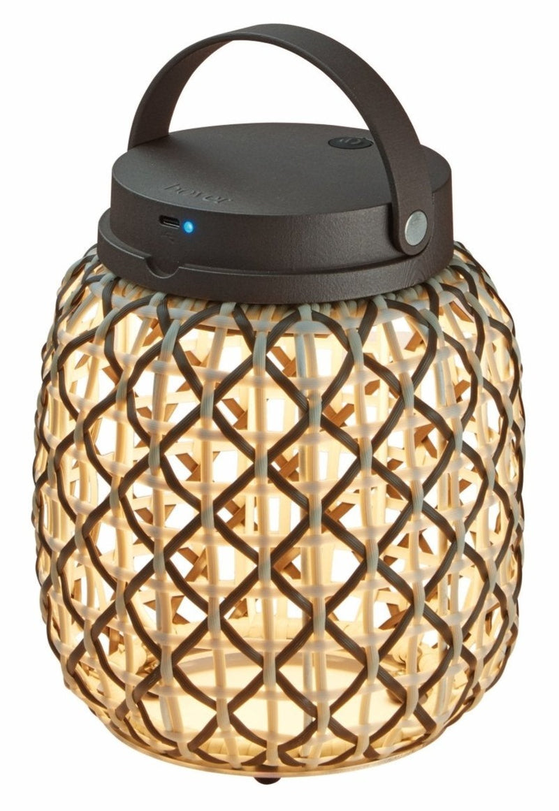 Nans M/21/R Table Lamp - Bover - Table + Task - Brown/Brown - HORNE