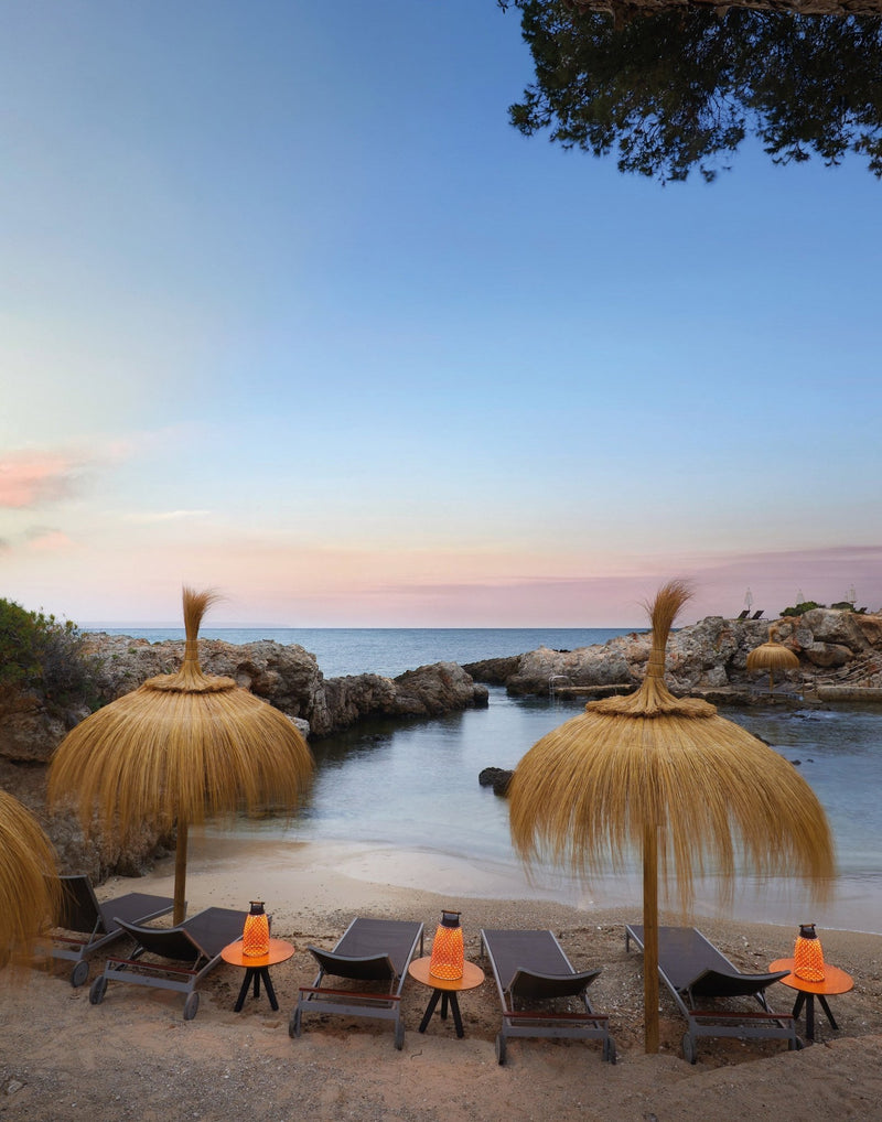 Nans M/49/R Table Lamp - Bover - Table + Task - Brown/Brown - HORNE