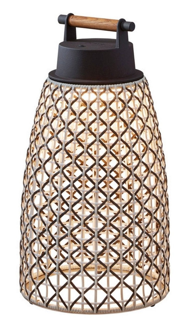 Nans M/49/R Table Lamp - Bover - Table + Task - Brown/Brown - HORNE