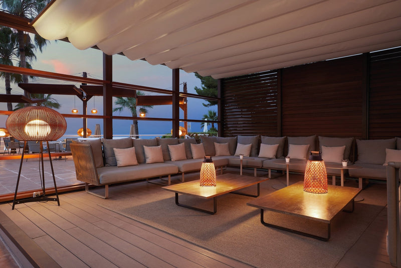 Nans M/49/R Table Lamp - Bover - Table + Task - Brown/Brown - HORNE