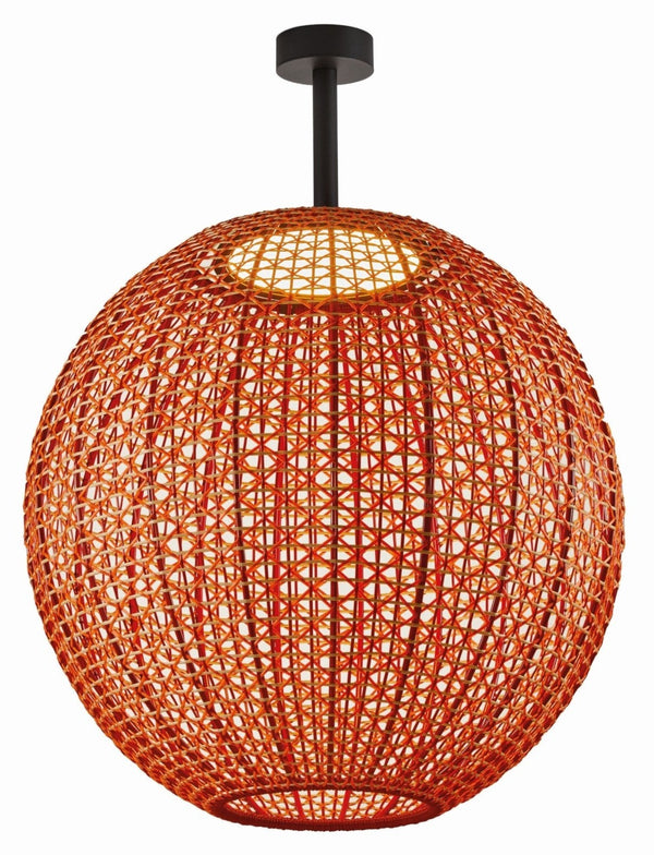 Nans PF/80 Outdoor Ceiling Lamp - Bover - Ceiling Lights - Brown/Red - HORNE