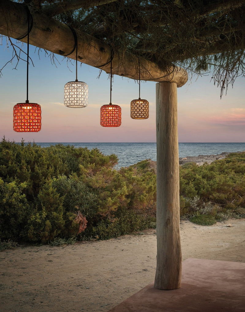 Nans S/16/H Outdoor Pendant - Bover - Pendants - Brown/Beige - HORNE