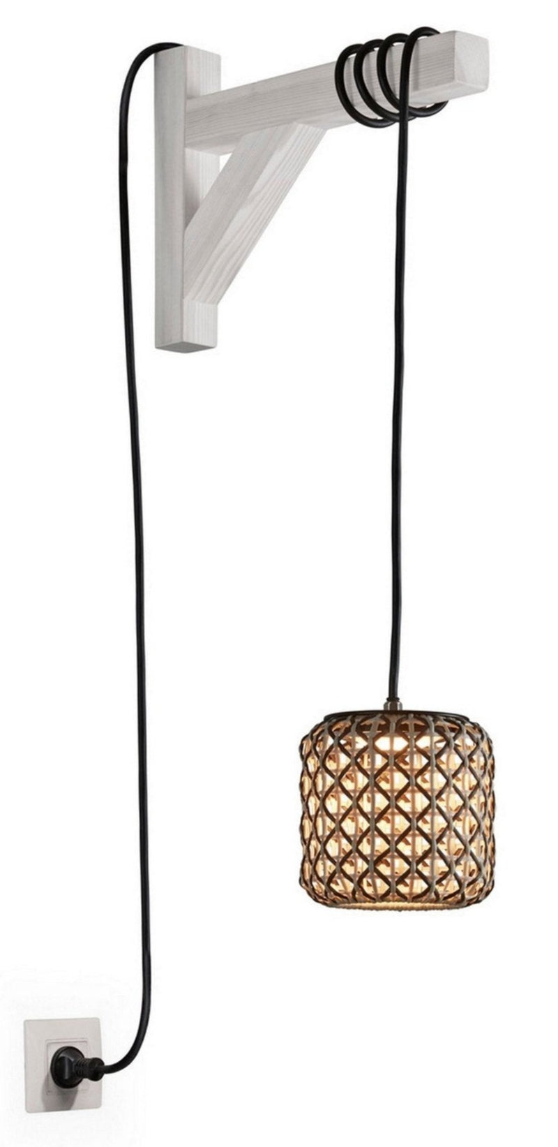 Nans S/16/H Outdoor Pendant - Bover - Pendants - Brown/Beige - HORNE