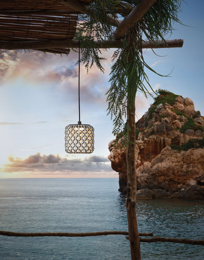 Nans S/16/H Outdoor Pendant - Bover - Pendants - Brown/Beige - HORNE