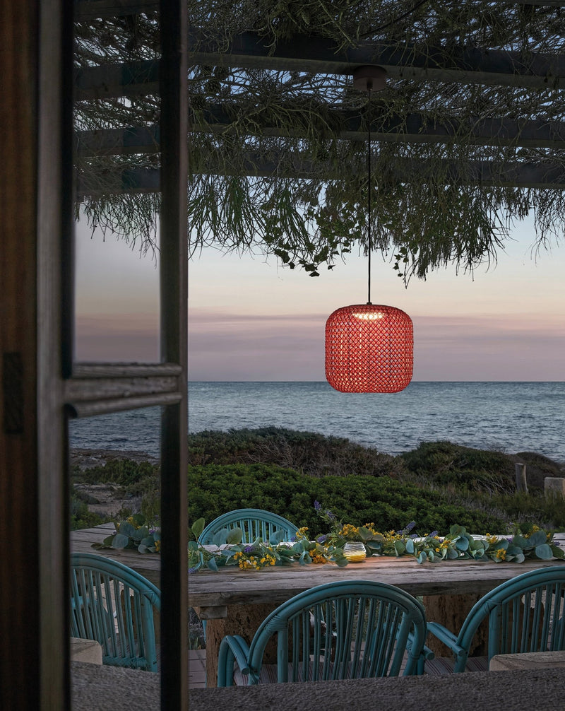 Nans S/31 Outdoor Pendant - Bover - Pendants - Brown/Beige - 0 - 10V Dimmable - HORNE