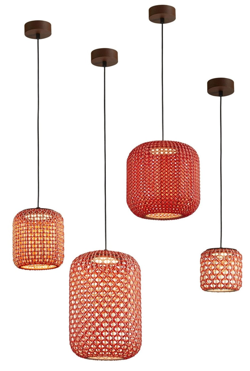 Nans S/31 Outdoor Pendant - Bover - Pendants - Brown/Beige - 0 - 10V Dimmable - HORNE