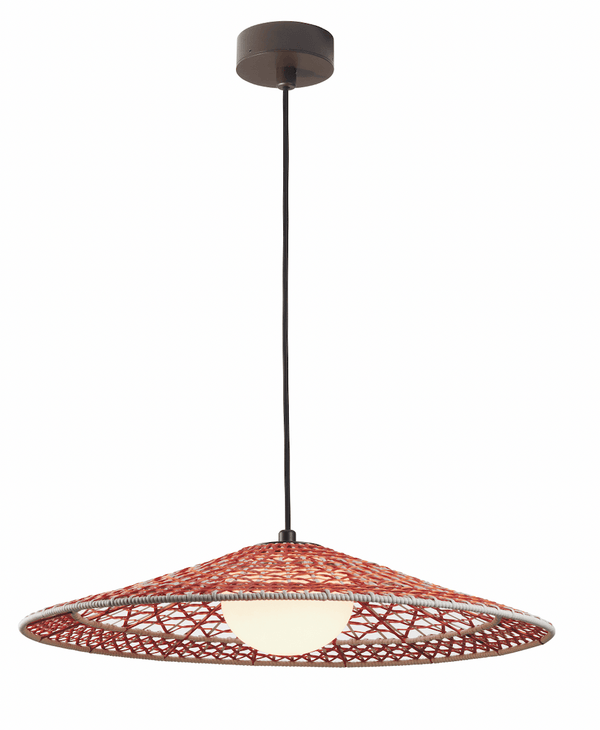 Nans S/55 Outdoor LED Dimmable Pendant - Bover - Pendants - Red - HORNE