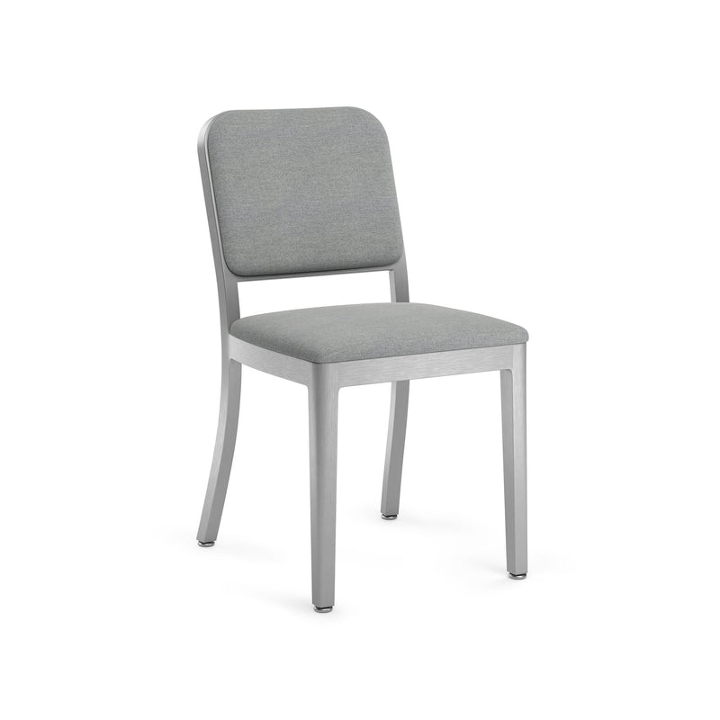 Navy Officer Upholstered Chair - Emeco - Chairs - Hand Brushed - Kvadrat Hallingdal 116 - HORNE
