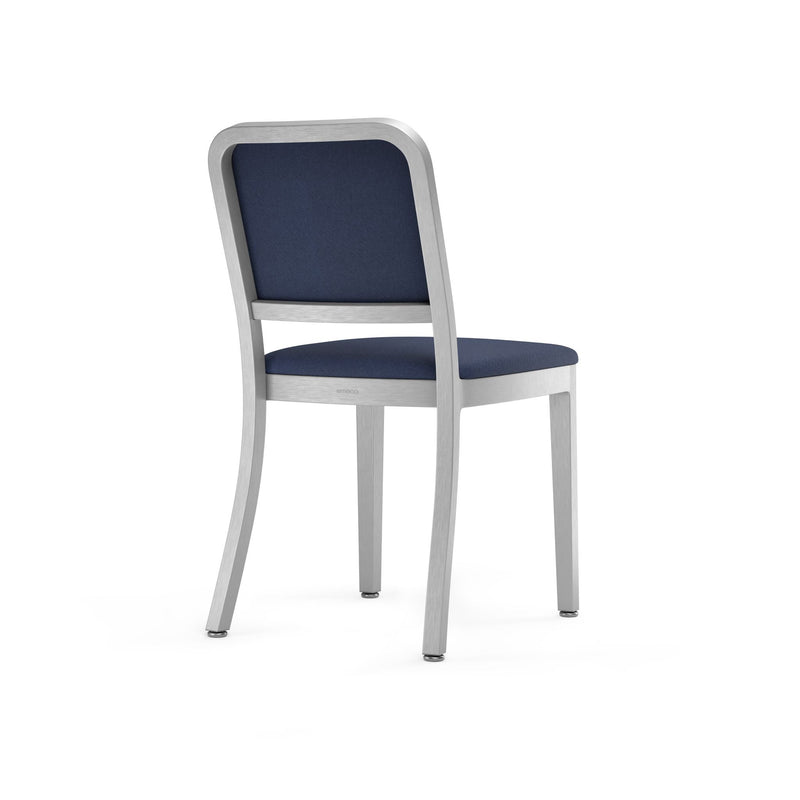Navy Officer Upholstered Chair - Emeco - Chairs - Hand Brushed - Kvadrat Hallingdal 116 - HORNE