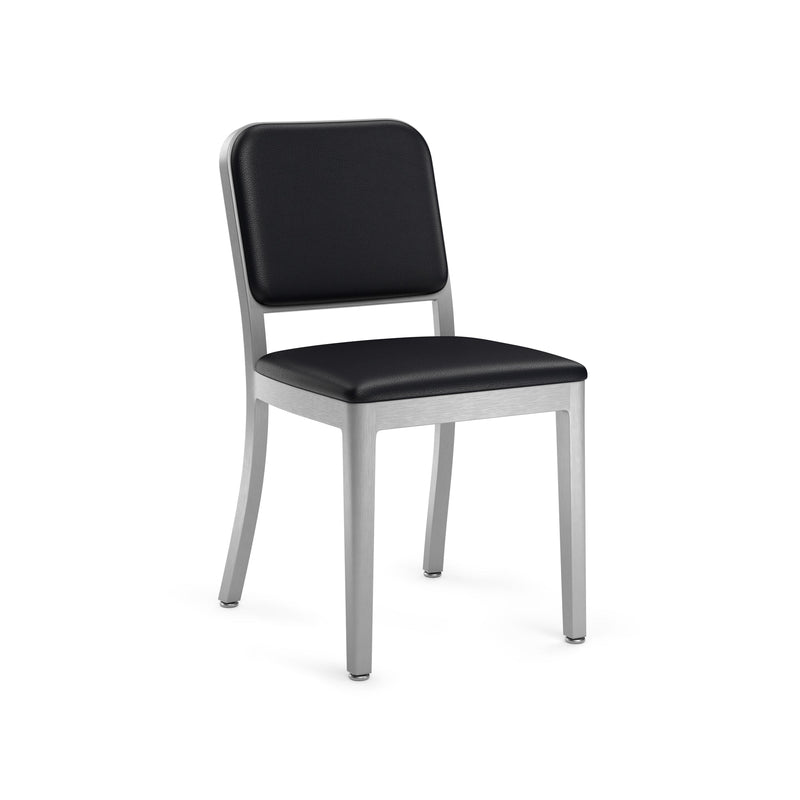 Navy Officer Upholstered Chair - Emeco - Chairs - Hand Brushed - Kvadrat Hallingdal 116 - HORNE