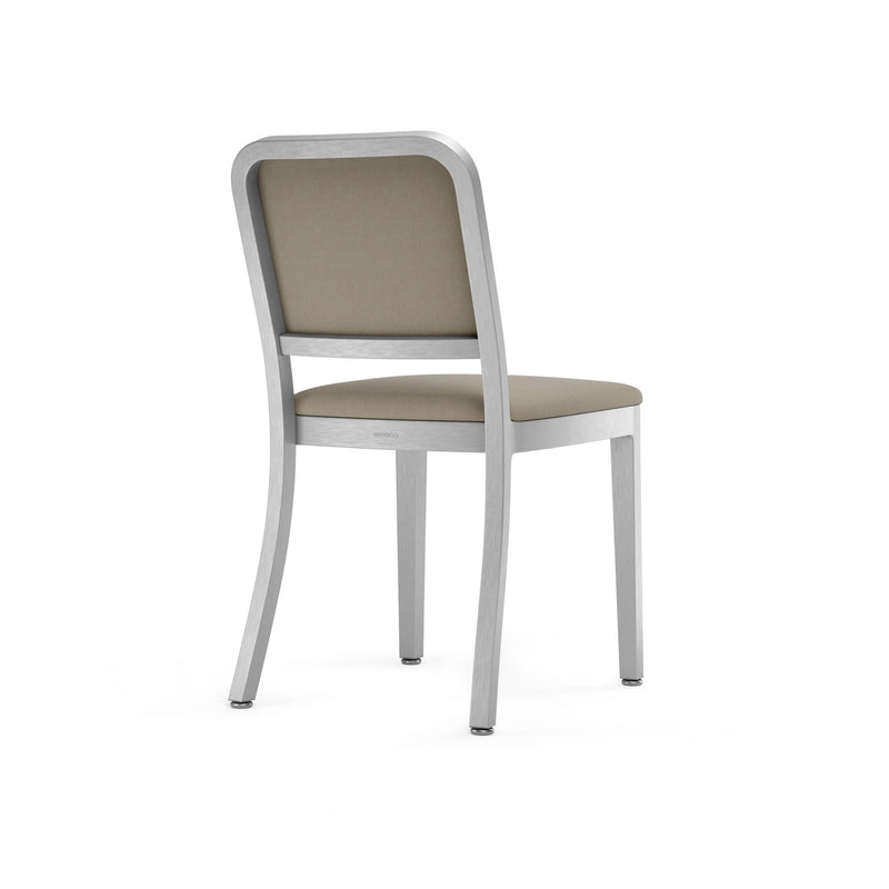 Navy Officer Upholstered Chair - Emeco - Chairs - Hand Brushed - Kvadrat Hallingdal 116 - HORNE
