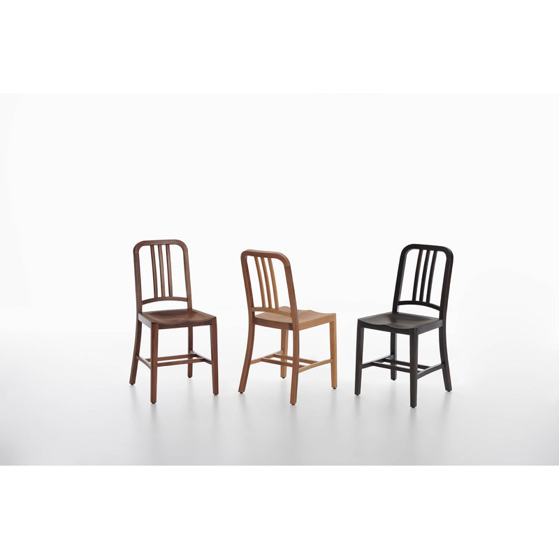 Navy Wood Chair - Emeco - Chairs - White Oak - HORNE