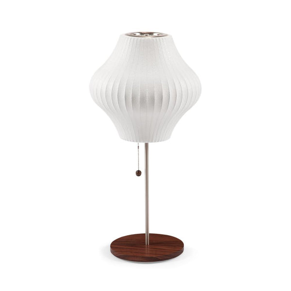 Nelson® Bubble Lamp - Pear® Desk Lamp - Herman Miller® - Table + Task - Walnut Base - HORNE