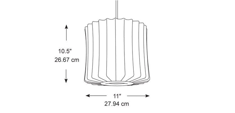 George Nelson Bubble Pendant - Lantern