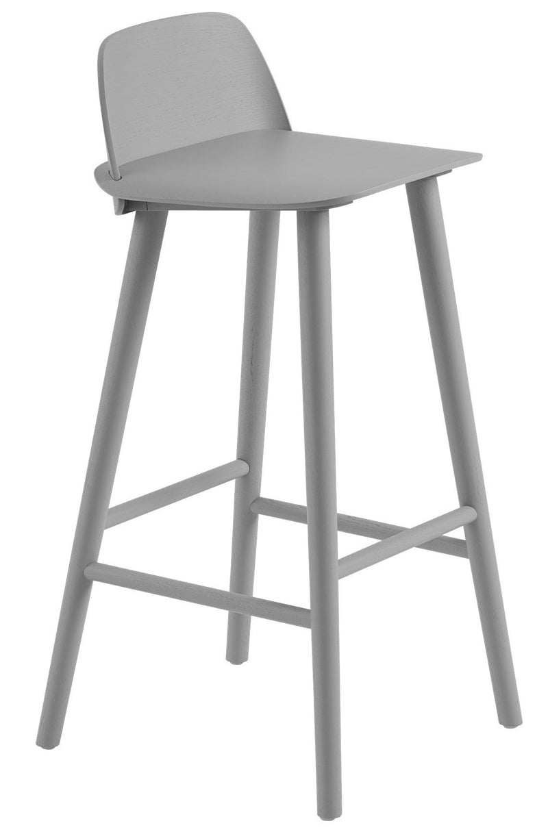 Nerd Stool - Muuto - Stools + Benches + Ottomans - Counter Height - Black - HORNE