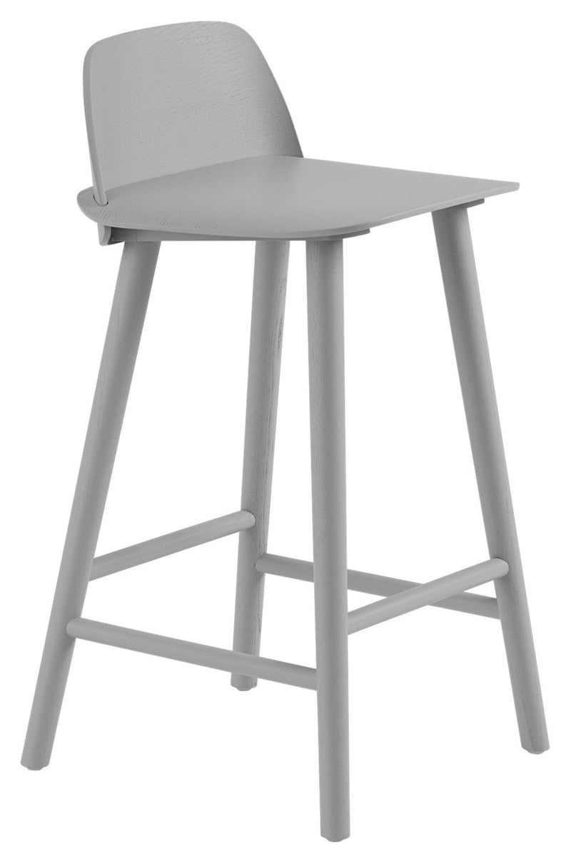Nerd Stool - Muuto - Stools + Benches + Ottomans - Counter Height - Black - HORNE