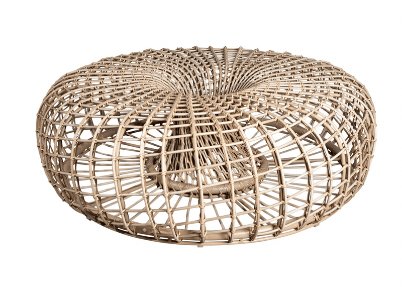 Nest Coffee Table/Footstool - Cane Line - Stools + Benches + Ottomans - Small - No Top - HORNE