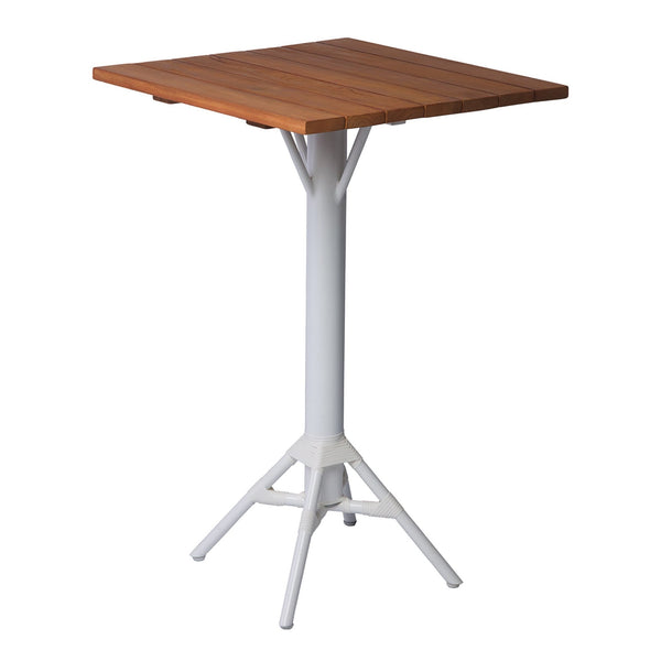 Nicole Cafe Bar Table - Exterior - Sika Design - Outdoor Furniture - White - Round(Ø80) - HORNE